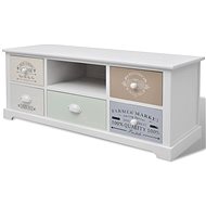 TV Table in French Wooden Style - TV Table