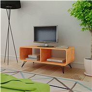 TV table 90x39x38,5 cm wooden brown - TV Table