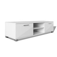 TV table white with high gloss 120x40,3x34,7 cm - TV Table