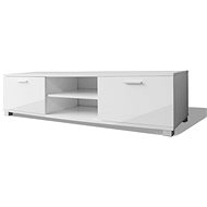 TV table white with high gloss 140x40,3x34,7 cm - TV Table