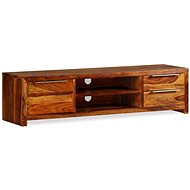 TV Table Made of Solid Sheesham Wood 120x30x30cm - TV Table