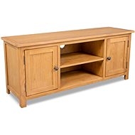 TV table 120x35x48 cm solid oak wood - TV Table