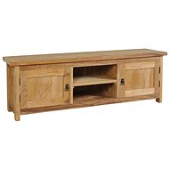 TV table, solid teak, 120x30x40 cm - TV Table