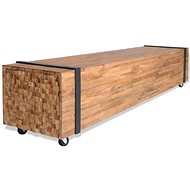 TV Table, Teak, 150x30x30cm - TV Table