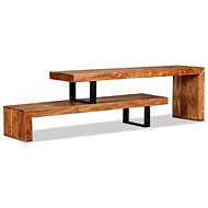 TV Table, Solid Acacia Wood - TV Table