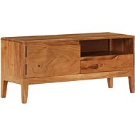 TV table made of solid acacia wood 88x30x40 cm - TV Table