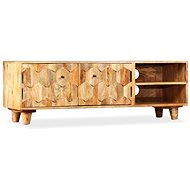 TV Table made of Solid Mango Wood, 118x35x40cm - TV Table