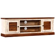 TV table, massive sheesham and mango tree, 120x30x40 cm - TV Table