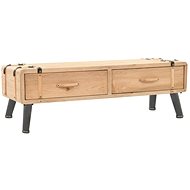 TV table made of solid fir wood 120x33x35 cm - TV Table