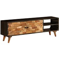 TV table made of solid mango wood 140x30x45 cm - TV Table