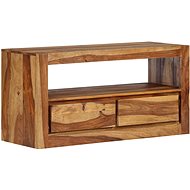 TV table made of solid sheesham wood 80x30x40 cm - TV Table