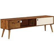 TV table made of solid sheesham wood 140x50x35 cm - TV Table