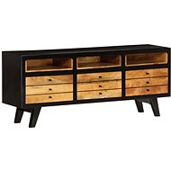 TV Table made of Solid Mango Wood 120x30x50cm - TV Table