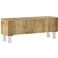 TV table made of solid mango wood 118x30x45 cm - TV Table