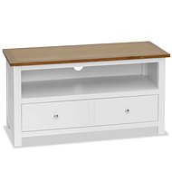 TV table 90x35x48 cm solid oak wood - TV Table