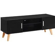 TV table black 120x40x46 cm MDF - TV Table