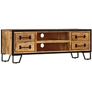 TV table with drawers 120x30x40 cm solid mango tree - TV Table