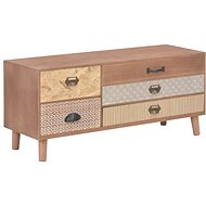 TV table with 5 drawers 90x30x40 cm solid pine - TV Table