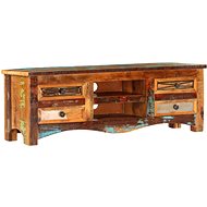 TV Table 120x30x40 cm Solid Recycled Wood - TV Table