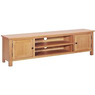 TV table 165x36x46 cm solid oak wood - TV Table