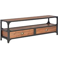 TV table with 2 drawers 120x30x40 cm solid pine - TV Table