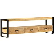 TV Table 150x30x45cm Solid Mango Wood - TV Table