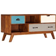 TV table with 3 drawers 110x35x50 cm massive acacia - TV Table