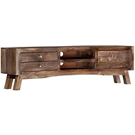 TV Table 140x30x40cm Solid Mango Wood - TV Table