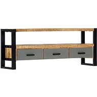 TV table 130x30x50 cm solid mango wood - TV Table