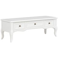 TV table white 100x35x35 cm wooden - TV Table
