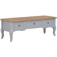 TV table gray 100x35x35 cm wooden - TV Table