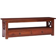 TV table brown 120x30x40 cm solid mahogany wood - TV Table
