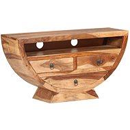 TV Table 100x30x52cm Solid Sheesham Wood - TV Table