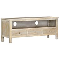 TV table gray 120x30x45 cm solid mango wood - TV Table