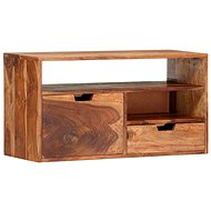TV table 80x30x42 cm solid sheesham wood - TV Table