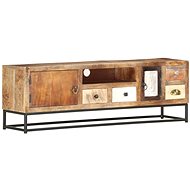 TV Table 120x30x40cm Solid Recycled Wood - TV Table