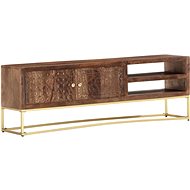 TV Table 140x30x30cm Solid Mango Wood - TV Table