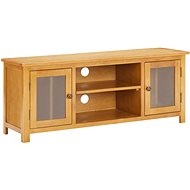 TV table 120x35x48 cm solid oak wood - TV Table