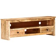 TV table 120x30x40 cm coarse mango wood - TV Table