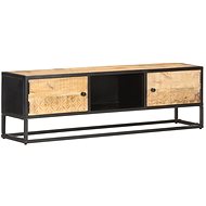 TV table with carved door 130x30x40 cm thick mango tree - TV Table