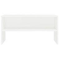 TV stolík biely 80 × 40 × 40 cm drevotrieska - TV stolík