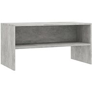 TV table concrete gray 80x40x40 cm chipboard - TV Table
