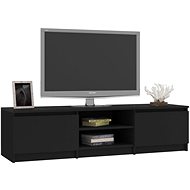 TV table black 140x40x35,5 cm chipboard - TV Table