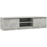 TV table concrete gray 140x40x35,5 cm chipboard - TV Table
