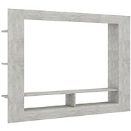 TV table concrete gray 152x22x113 cm chipboard - TV Table