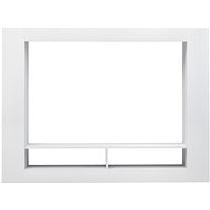 TV table white with high gloss 152x22x113 cm chipboard - TV Table