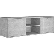 TV table concrete gray 120x34x37 cm chipboard - TV Table