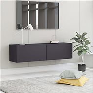 TV table gray 120x30x30 cm chipboard - TV Table
