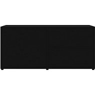 TV table black 80x34x36 cm chipboard - TV Table