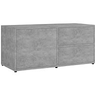 TV table concrete gray 80x34x36 cm chipboard - TV Table